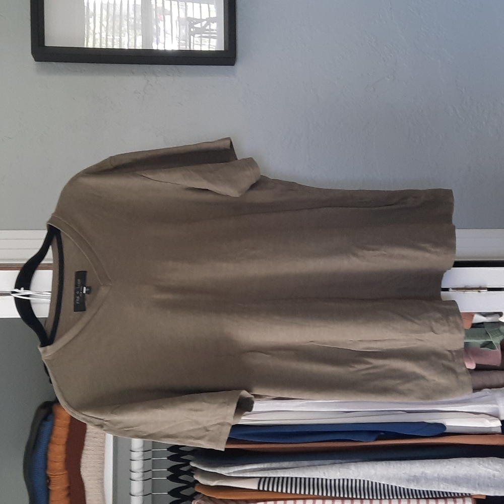 rag & bone V-Neck Cotton T-Shirt